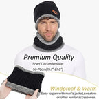 Unisex Woolen Winter Cap & Scarf Set