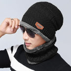 Unisex Woolen Winter Cap & Scarf Set