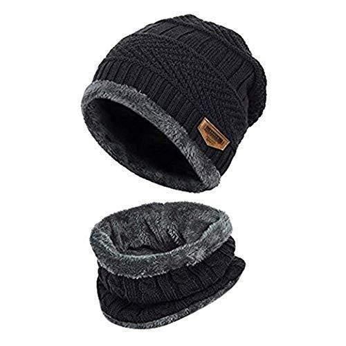 Unisex Woolen Winter Cap & Scarf Set