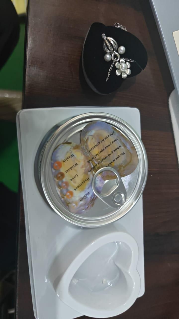 Open the Oyster, Discover Her Pearl – Love Necklace Gift