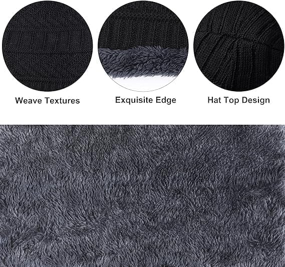 Unisex Woolen Winter Cap & Scarf Set