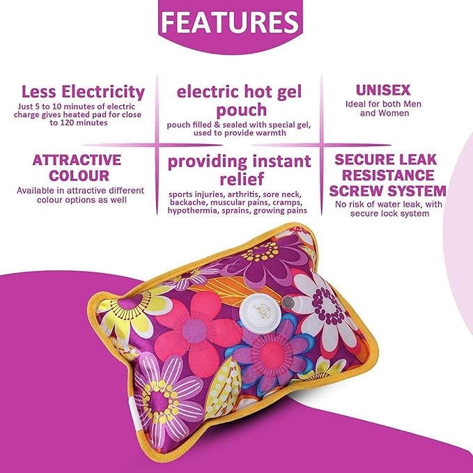 Rechargeable Electric Hot Water Bag – Safe & Portable